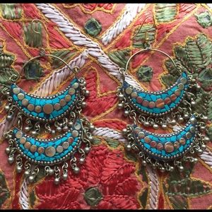 Bohemian Pote Beads - Nepalese Earrings